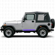 Zijvlak topografische race-streep decal sticker voor Jeep Wrangler YJ 1987-1995_2