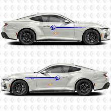Horse Shadow Side Stripes Vinyl Decal Set voor Musclecar Musclecarmodel_2