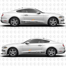 Pro Racing Touring Car Stijl Streep Zijdeur Vinyl Decal Sticker Graphics voor Ford Mustang 3
