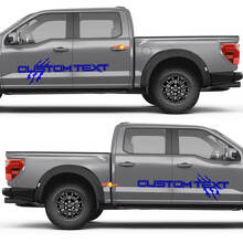Claw Marks Text Combo Side Doors Vinyl Decal Sticker for Ford F-150 2