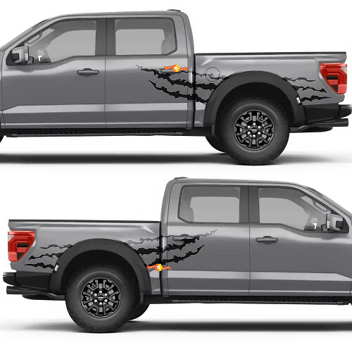 Claw Marks Side Doors Rear Fender Vinyl Decal Sticker for Ford F-150 1