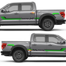 Racing Stripe Zijdeuren Achterspatbord Vinyl Decal Sticker voor Ford F-150 3