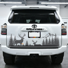 Rear Mountains Forest Deer Vinyl Decals Stickers for Toyota 4Runner 3