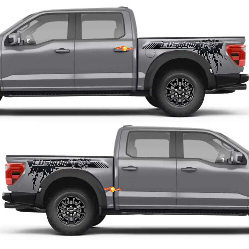 Modderspat Custom Achterzijde Vinyl Decal Kit voor Musclecar F-150