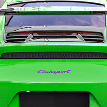 Clubsport Achter Vinyl Decal Sticker voor Porsche 911_2