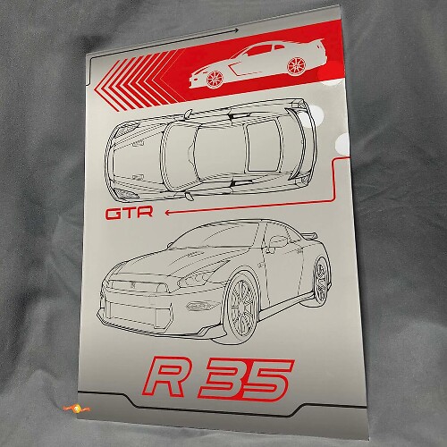 Custom R35 Glanzend Acryl Garage Muurkunst Paneel voor Nissan R35 fans
