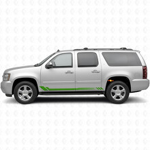 Honingraat Deur- en Rockerpanel Vinyl Strepen voor Chevrolet Suburban GMT900 2007-2014_6