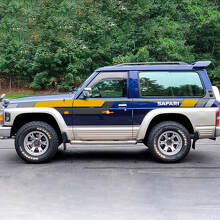 Kleurblokken Strepen Safari Zijdeuren en Spatborden Vinyl Decal Sticker Voor Nissan Patrol 3