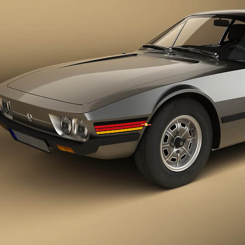 Retro Vintage Strepen Voorspatbord Vinyl Decal Stickers voor Volkswagen SP2