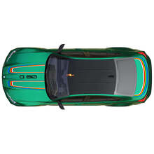 M Performance motorkap- en kofferklepstrepen vinylsticker 2 voor BMW M3 G80 2