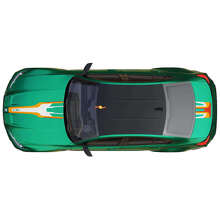 M Performance Abstract Grafische Motorkap Kofferbak Strepen Vinyl Decal voor BMW M3 G80 2