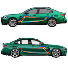 M Performance G80 Racing Graphic Striping Deur Vinyl Sticker voor BMW M3 G80 2