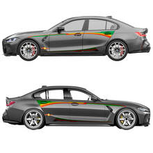 M Performance zijkant deurstrepen vinyl decal voor BMW M3 G80 3