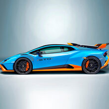 Ruitvormige Grafische Race Deur Achter Voorste Spatbord Vinyl Decal Sticker Voor Lamborghini Huracan STO 2