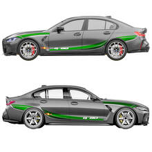 M Performance zijdeurstrepen spatbord vinylsticker voor BMW M3 G80 3