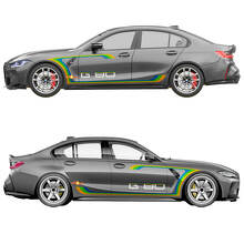 M Performance zijdorpelstrepen spatbord vinyl decal 2 voor BMW M3 G80 2