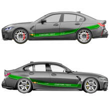 M Performance letterstrips zijdeuren spatbord vinyl decal voor BMW M3 G80 2