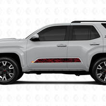 Topografische Kaart Stijl Deursstrepen Vinyl Stickers Decal Voor Toyota 4Runner 6e Generatie 2