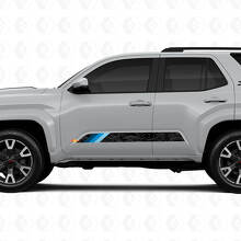 Topografische Kaart Retro Stijl Deurstroken Vinyl Stickers Decal Voor Toyota 4Runner 6e Generatie 2