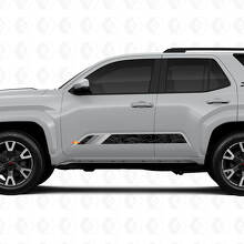 Topografische Kaart Retro Stijl Deurstroken Vinyl Stickers Decal Voor Toyota 4Runner 6e Generatie 3