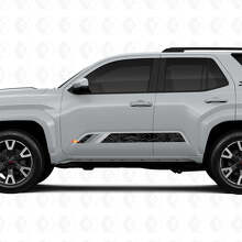 Topografische Kaart Retro Stijl Deurstroken Vinyl Stickers Decal Voor Toyota 4Runner 6e Generatie_3