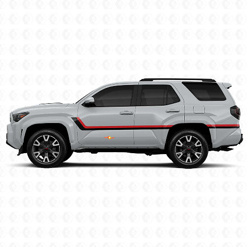 Twin Strepen Deur Zijvinyl Stickers Decal Voor Toyota 4Runner 6e Generatie 1