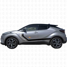 Haritage Vintage Zijkstrepen Vinyl Stickers Decal Voor Toyota C-HR 2014 3