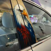 Bald Eagle USA Stijl Pilaar Deuren Vinyl Sticker 2 2