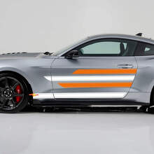 Gladde Scherpe Strepen Drempel Deuren Vinyl Decal Kit voor Musclecar Shelby Super Snake_2