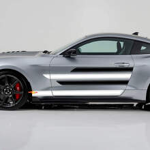 Gladde Scherpe Strepen Drempel Deuren Vinyl Decal Kit voor Musclecar Shelby Super Snake_3