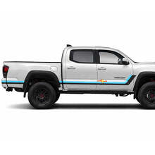 Heritage Stijl Dubbele Strepen Zij Vinyl Decal Voor Tacoma 2015-2023_2