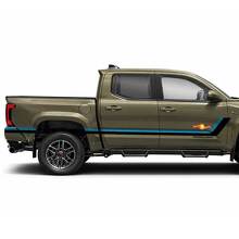 Heritage Stijl Dubbele Strepen Zijkant Vinyl Stickers Decal Voor Tacoma 2023+ 3