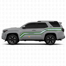 Techno Style Opwaartse Lijnen Zijkant Vinyl Stickers Decal Voor Toyota 4Runner 2