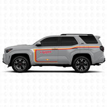 Gebogen Lijnen Deurzijde Vinyl Stickers Decal Voor Toyota 4Runner 3