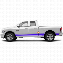 Rechte Strepen Rocker Panel Zij Vinyl Sticker Decal Grafiek voor Dodge Ram 1500 2011-2018 2