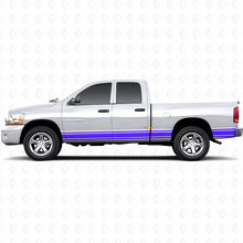 Rechte Strepen Rocker Panel Zij Vinyl Sticker Decal Graphic voor Dodge Ram 1500 2002-2008 2