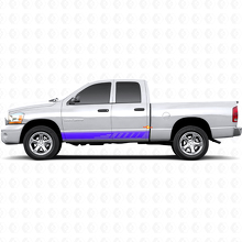 Geperforeerde Strepen Deurzijde Vinyl Sticker Decal Graphic voor Dodge Ram 1500 2002-2008 2