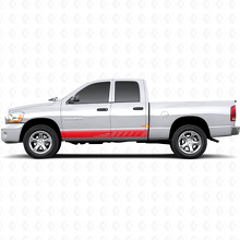 Geperforeerde Strepen Deurzijde Vinyl Sticker Decal Graphic voor Dodge Ram 1500 2002-2008 3