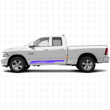 Ruitenpatroon Strepen Rocker Panel Deurzijde Vinyl Sticker Decal Grafiek voor Dodge Ram 1500 2011-2018 2