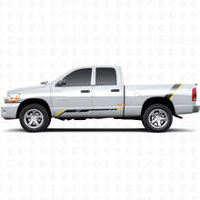 Ruitenpatroon Strepen Rocker Panel Achter Zij Vinyl Sticker Decal Graphic voor Dodge Ram 1500 2002-2008 2