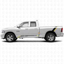 Geruite Strepen Rocker Panel Achterzijde Vinyl Sticker Decal Graphic voor Dodge Ram 1500 2011-2018 2