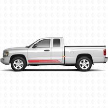 Gekromde Strepen Rocker Panel Deur Vinyl Sticker Decal Grafiek voor Dodge Dakota 2005-2011 3
