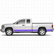 Straight Lines Rocker Panel Zijsticker Vinyl Decal voor Dodge Dakota 2005-2011 2