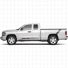 Vlaggenpatroon Strepen Rocker Panel Achterzijde Vinyl Sticker Decal voor Dodge Dakota 2005-2011 2