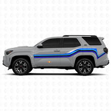 Scheve Lijnen Zij Vinyl Stickers Decal Voor Toyota 4Runner 2