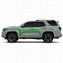 Scheve lijnen volledige zijvinylstickers decal voor Toyota 4Runner 3