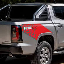 Bandenprofiel Grafiek Achterzijscherm Vinyl Sticker Decal voor Nissan Navara PRO 4X 2