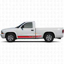 Versierde Strepen Rocker Panel Vinyl Sticker Decal Voor Dodge Dakota 1997-2004 3