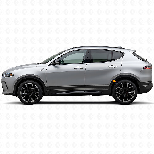 Rechte Lijnen Zijkant Vinylsticker Decal voor Dodge Hornet 2023+