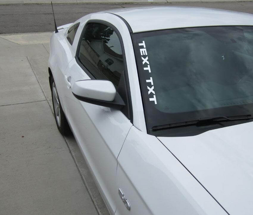 Musclecar Musclecarmodel Gt Windshield Window Decal Musclecar Licensed Sticker Graphics